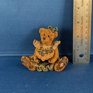 Boyd’s Bears 🐻 resin Bailey the Baker with Sweetie Pie 🥧 #2254